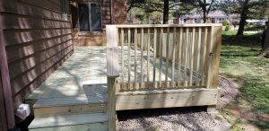 new deck wood decking wood porch deck installation deck builder vilonia arkansas