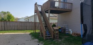 elevanted wood deck cabot arkansas second story deck searcy vilonia beebe