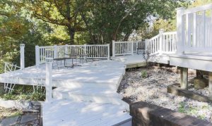 white deck central arkansas deck builder company contractor hire quality decks built builders