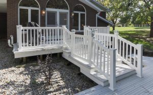 white deck cabot arkansas composite decking vilonia ar white decks searcy cabot